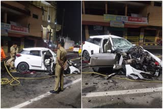 lorry and car collided one died  accident death in pathanamthitta  pathanamthitta ranni accident  accident death  lory and car collided  car accident ranni  ടിപ്പര്‍ ലോറിയും കാറും കൂട്ടിയിടിച്ചു  റാന്നിയിൽ ടിപ്പര്‍ ലോറിയും കാറും കൂട്ടിയിടിച്ചു  റാന്നി വാഹനാപകടം  റാന്നി കാർ അപകടം  അപകട വാർത്ത പത്തനംതിട്ട  ലോറിയും കാറും കൂട്ടിയിടിച്ചു  പുനലൂര്‍ മൂവാറ്റുപുഴയിൽ അപകടം  പുനലൂര്‍ മൂവാറ്റുപുഴ തോട്ടമണ്‍ പള്ളി  തോട്ടമണ്‍ പള്ളി വാഹനാപകടം  പുനലൂര്‍ മൂവാറ്റുപുഴ  കാറും ടിപ്പർ ലോറിയും കൂട്ടിയിടിച്ചു