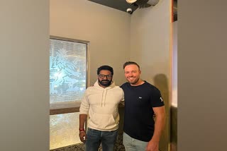 AB Devilliers meets Actor Rishabh