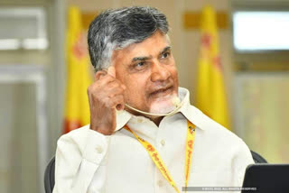 An unidentified person threw stones at Chandrababu convoy at ntr district