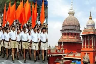 HC permits RSS rally at 44 places in Tamil Nadu  High Court permits RSS rally in Tamil Nadu  permission to RSS rally in Tamil Nadu  RSS rally in Tamil Nadu  RSS rally  RSS  ആര്‍എസ്എസിന് ഹൈക്കോടതി അനുമതി  ഹൈക്കോടതി  റൂട്ട് മാര്‍ച്ച് നടത്താന്‍ ആര്‍എസ്എസിന് അനുമതി  ജസ്റ്റിസ് ജി കെ ഇളന്തിരയൻ  മദ്രാസ് ഹൈക്കോടതി  ആര്‍എസ്‌എസ്‌  തമിഴ്‌നാട് സര്‍ക്കാര്‍  എം കെ സ്റ്റാലിന്‍  MK Stalin  വിസികെ  സിപിഎം