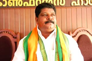 vandanmedu panchayath  vandanmedu panchayath president  vandanmedu  panchayath president election  idukki  bjp  udf  sureshn manankeri  വണ്ടൻമേട് പഞ്ചായത്ത്  ഇടുക്കി  സുരേഷ് മാനങ്കേരി പ്രസിഡന്‍റ്  യുഡിഎഫും ബിജെപിയും പിന്തുണച്ചു  എല്‍ഡിഎഫിന്‍റെ അഴിമതി ഭരണം  കോണ്‍ഗ്രസ്  ബിജെപി