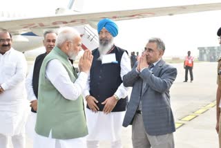 dera Prime Minister Modi reached Dera BeasEtv Bharat
