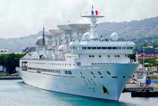 china spy ship in india