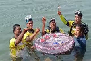 special birthday wishes from underwater in cuttack