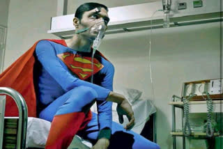 'Superman after flying through Delhi'