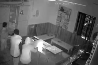 Theft in Jain temple in Pratapnagar Jaipur, incident caught in CCTV