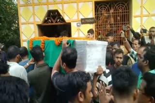 death of odia jawan in uttarakhand last rites with guard of honor in bhanjanagar