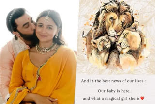 Alia Bhatt Confirms Child Arrival, calls her newborn 'magical girl'