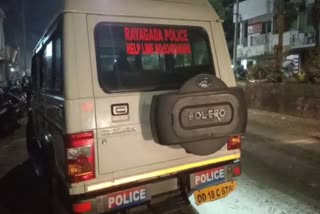 patrolling vehicle stolen from rayagada police station rescue from andhra pradesh