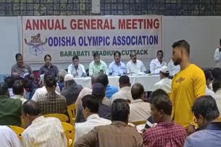 Annual General Council Meeting of Odisha Olympic Association held today