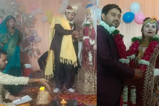 foreign bride married to native boy in agra