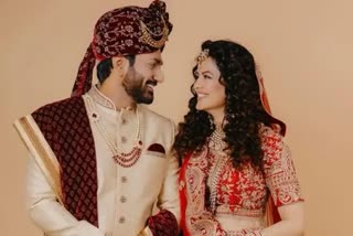 Etv Bharatસિંગર પલક મુચ્છલે મિથુન સાથે કર્યા લગ્ન, જુઓ સુંદર ફોટોઝ