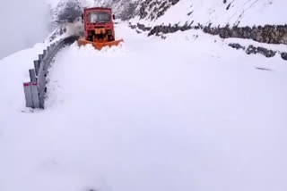 Snow clearance operation underway