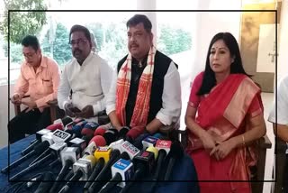 Rakibul Hossain press meet in Nogaon