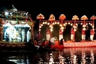 Teppothsava in Gunjanarasimha temple