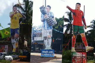 kunjimamgalam football fans  kunjimamgalam  fifa world cup  Qatar 2022  fifa wc  കുമാര്‍ കുഞ്ഞിമംഗലം  കുഞ്ഞിമംഗലം ആണ്ടാംകൊവ്വല്‍ ജങ്ഷന്‍  ലോകകപ്പ് ഫുട്‌ബോള്‍  കുഞ്ഞിമംഗലത്തെ ലോകകപ്പ് ഫുട്‌ബോള്‍ ആവേശം  ഖത്തര്‍ ലോകകപ്പ്  ഫിഫ ലോകകപ്പ്  ക്രിസ്റ്റ്യാനോ  മെസി