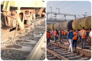 goods train derail in jhansi