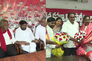 Minister Jagdish Reddy thanked CPM and CPI leaders together