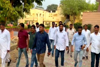 Independent and Congress councilors protest in Heritage Nigam for committees