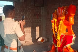 lord hanumanji idol and shivling destroyed in mp