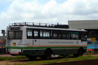 HRTC Buses on Election Duty