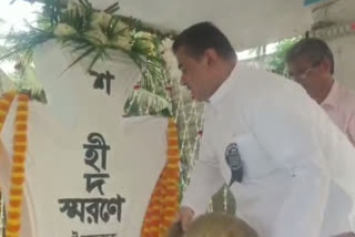 Suvendu Adhikari prays tribute to Martyrs during Nandigram Shahid Diwas