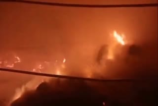 Massive Fire Broke Out in a Plywood Factory in Bassi