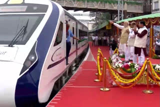 PM Modi flags off south India's first Vande Bharat Express