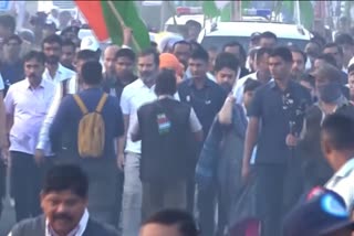 Rahul Gandhi started the yatra from Nanded