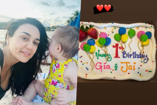 Preity Zinta posts on twins birthday