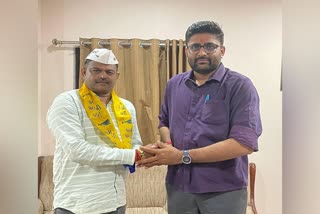 Kesarisingh Solanki joined in AAP  Kesarisingh Solanki joined in Aam Aadmi Party  BJP MLA Kesarisingh Solanki  MLA Kesarisingh Solanki joined in Aam Aadmi Party  Gujarat assembly election  Gujarat assembly election 2022  ബിജെപി എംഎല്‍എ കേസരിസിങ് സോളങ്കി  കേസരിസിങ് സോളങ്കി ആം ആദ്‌മി പാര്‍ട്ടിയില്‍  കേസരിസിങ് സോളങ്കി  ഖേദ ജില്ലയിലെ മതര്‍ നിയമസഭ മണ്ഡലത്തിലെ എംഎല്‍എ  ഖേദ ജില്ലയിലെ മതര്‍  ബിജെപി  ആം ആദ്‌മി പാര്‍ട്ടി  എഎപി