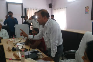 Uproar in Bhilwara Zila Parishad meeting