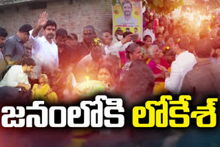 TDP leader Nara Lokesh Pada yatra