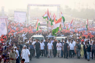 Bharat Jodo Yatra resumes from Shevala village