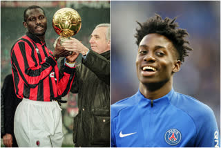 Tim weah  qatar world cup  FIFA world cup 2022  George Weah son Timothy Weah to play in World Cup  american football team  George Weah  തിമോത്തി വിയ  ജോർജ് വിയ  ടിം വിയ  ഖത്തര്‍ ലോകകപ്പിന് തിമോത്തി വിയ  ഖത്തര്‍ ലോകകപ്പ്  ഫിഫ ലോകകപ്പ് 2022