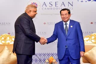 Jaishankar and Dhankhar visit to Cambodia