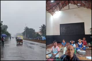 Heavy rain in Chamarajanagara