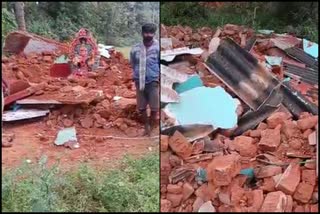 house-demolished-by-miscreants-in-nelamangala