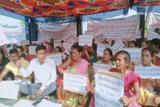 Protests against allegations of corruption in name of skill development training