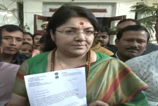BJP MP Locket Chatterjee files a complaint against the derogatory remarks on Prez Droupadi Mumru by WB Min & TMC leader Akhil Giri