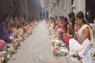 திருவட்டார் ஆதிகேசவ பெருமாள் கோயிலில் 6 ஆண்டுகளுக்கு பிறகு நடைபெற்ற திருவிளக்கு பூஜை