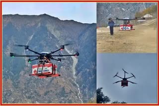 Apple Box From Drone In Kinnaur Successful