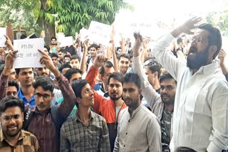 Jobless Youths Protest in Jaipur