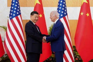 China president Xi xingping met US President Joe Biden in  G20 Summit at Bali