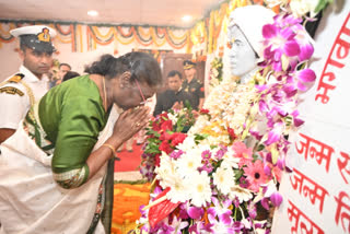 Draupadi Murmu pays tribute to Lord Birsa Munda