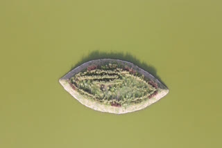 rudrasagar shaped like third eye of shiva