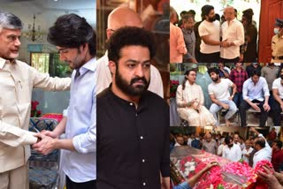 Celebrities pay tribute Super star Krishna