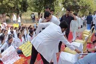 Bond policy protest in Haryana