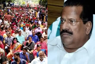 EP Jayarajan absence in ldf raj bhavan march  ldf raj bhavan march  എല്‍ഡിഎഫ്  ഇപി ജയരാജന്‍റെ അസാന്നിധ്യം ചര്‍ച്ചയാകുന്നു  എല്‍ഡിഎഫ് രാജ്‌ഭവന്‍ മാര്‍ച്ച്  ഇപി ജയരാജന്‍  തിരുവനന്തപുരം  തിരുവനന്തപുരം ഇന്നത്തെ വാര്‍ത്ത  കണ്‍വീനറില്ലാതെ എല്‍ഡിഎഫ് രാജ്‌ഭവന്‍ മാര്‍ച്ച്