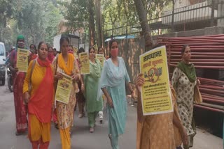 Delhi Anganwadi workers appeal